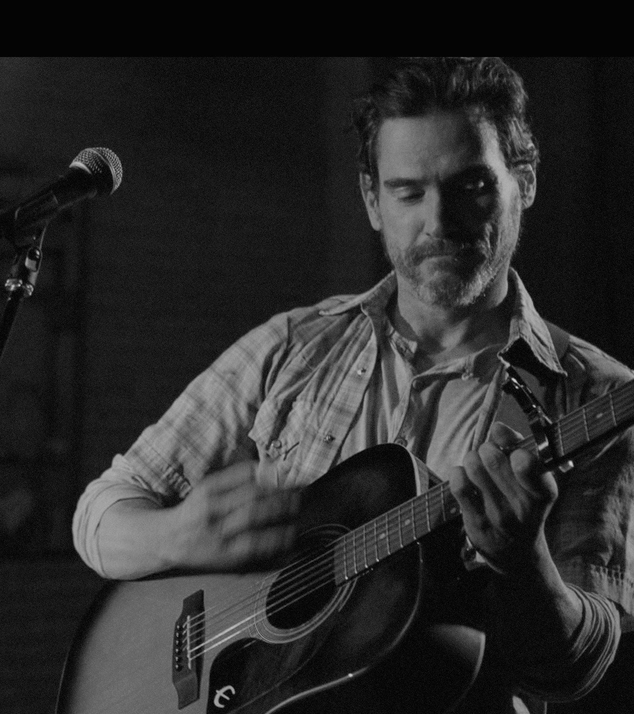 Rudderless - Directed by William H. Macy - Starring Billy Crudup, Anton Yelchin, Felicity Huffman, Selena Gomez, William H. Macy, and Laurence Fishburne