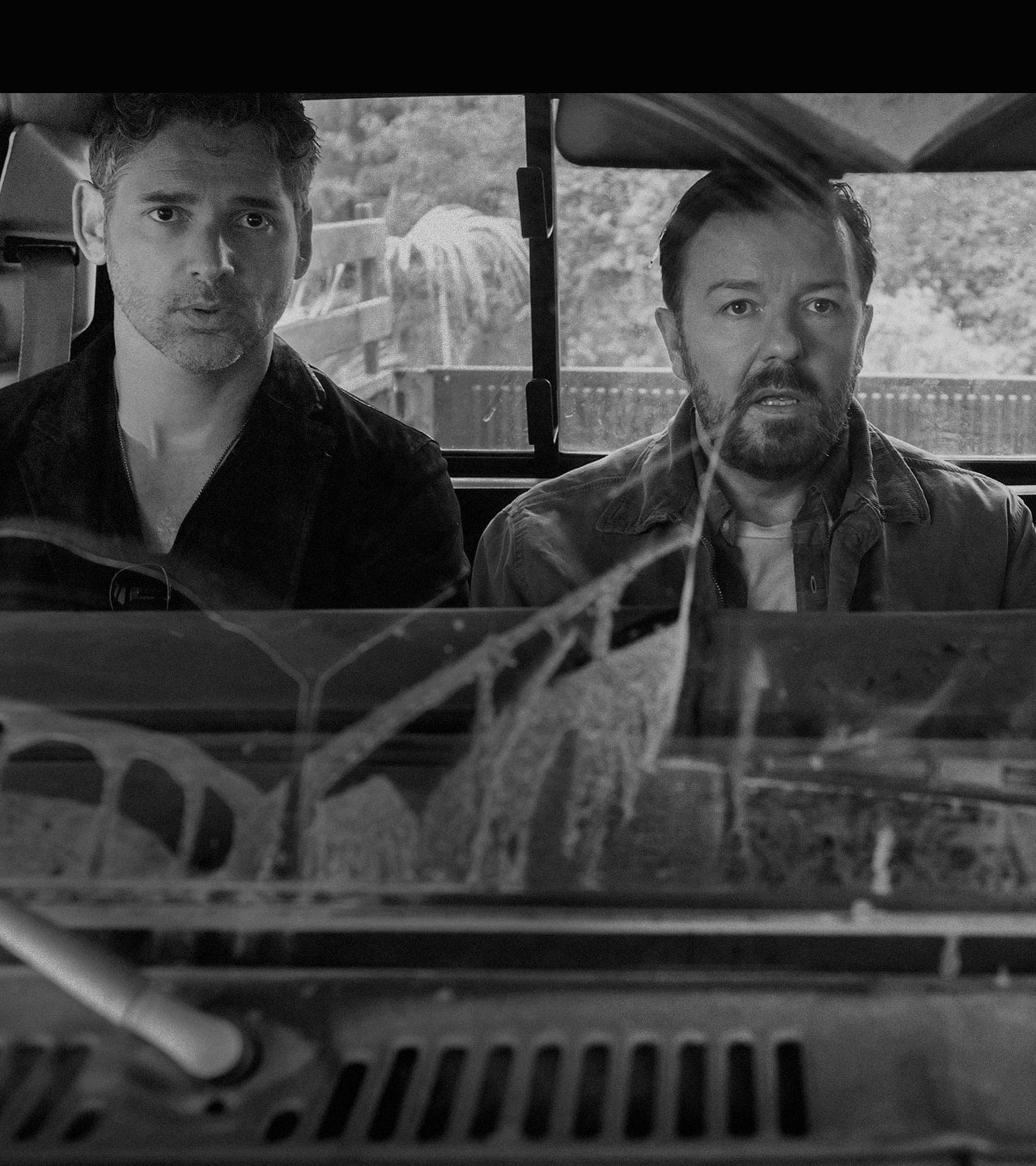 Special Correspondents - Directed by Ricky Gervais - Starring Eric Bana, Ricky Gervais, Vera Farmiga, Kelly Macdonald, Kevin Pollak, America Ferrera, Raúl Castillo, and Benjamin Bratt